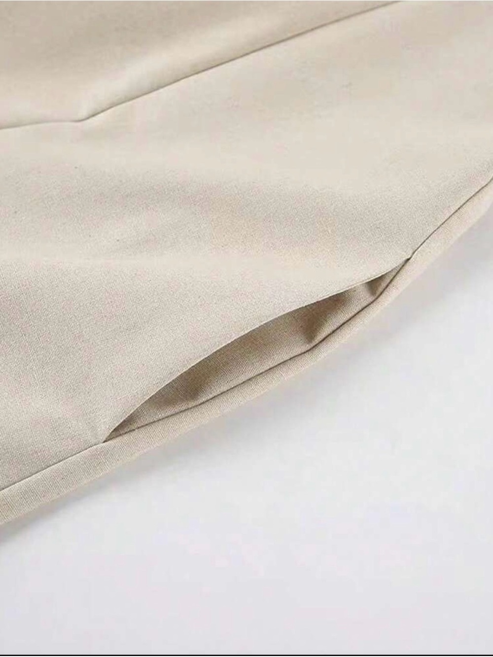 NEW Beige Linen Strapless Maxi Dress - Picture 9 of 12
